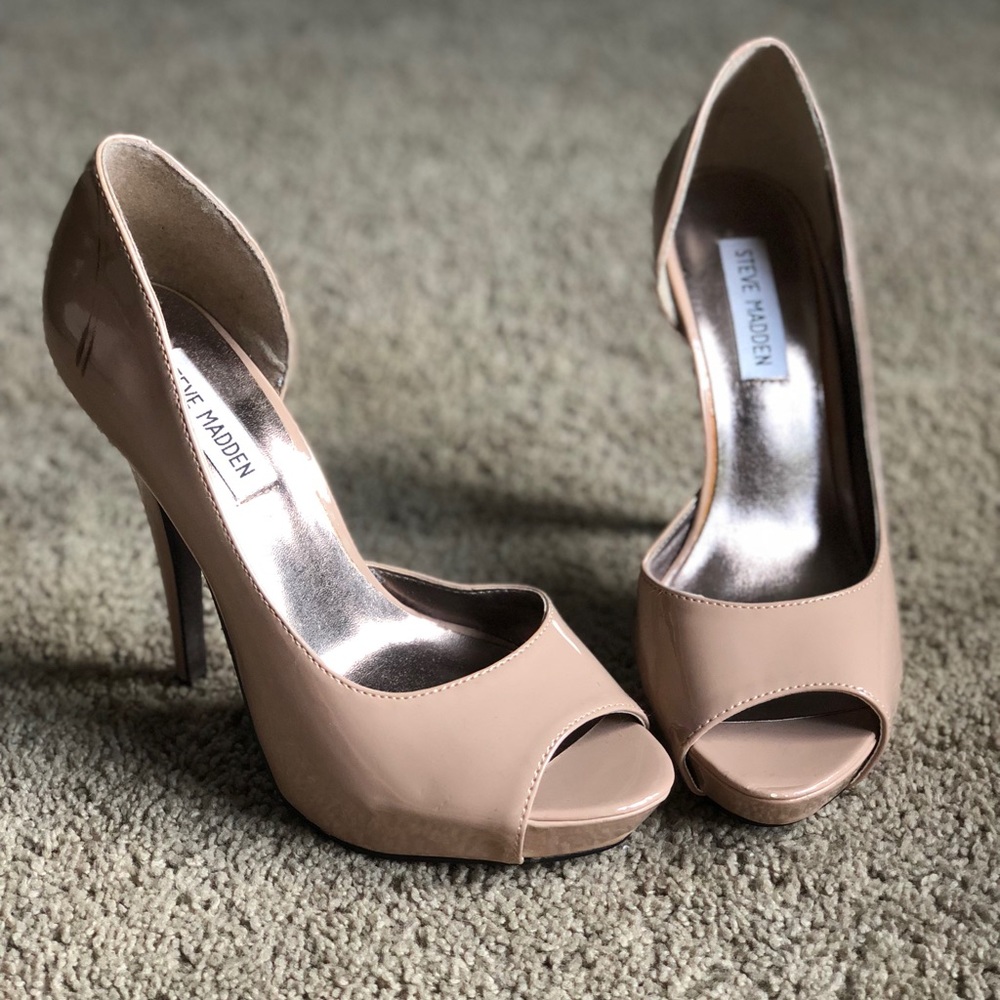 Steve Madden nude heels 8